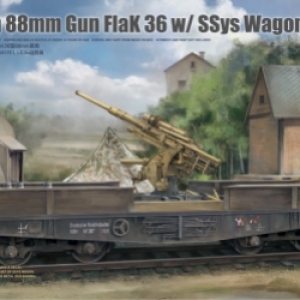 BT044 German 88mm Gun Flak 36w/SSys Wagon