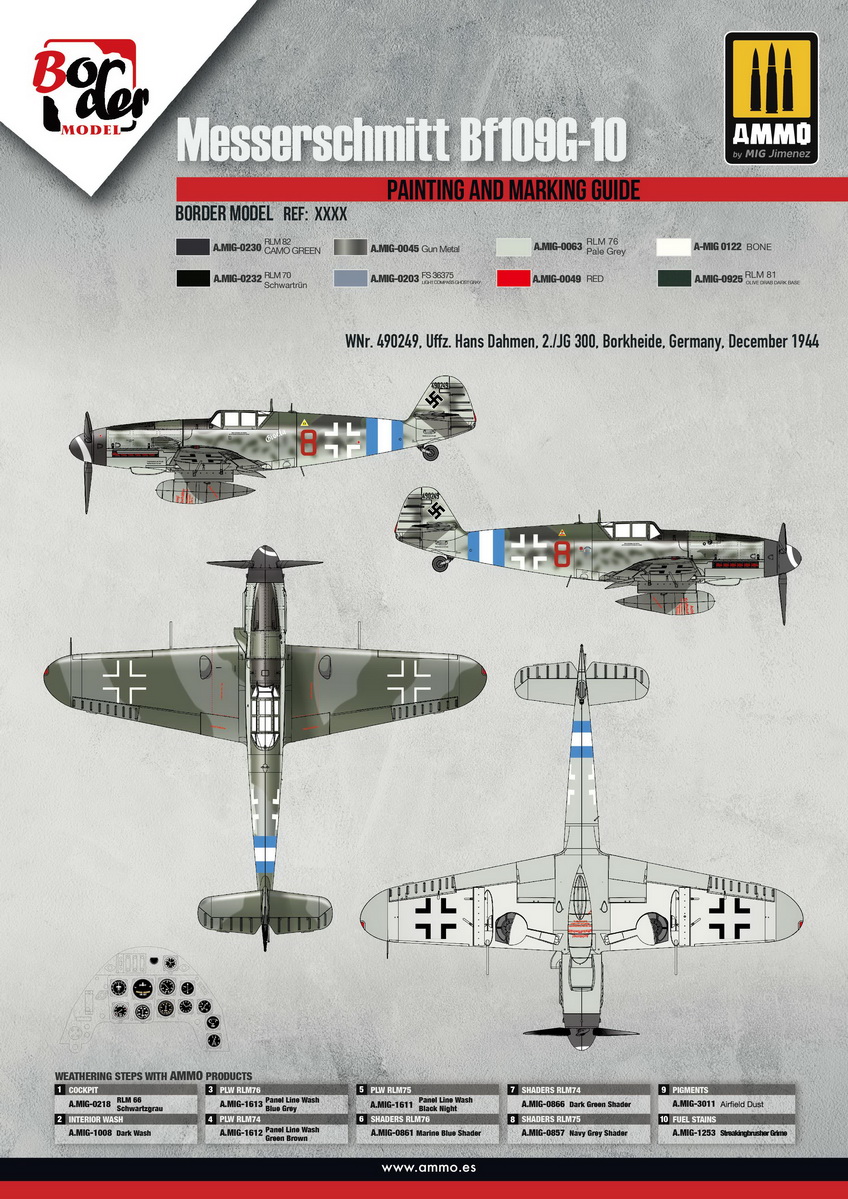 BF013 BORDER  35 SCALE BF109 G-10(图2)