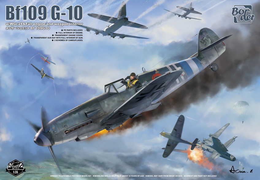 BF013 BORDER  35 SCALE BF109 G-10(图1)