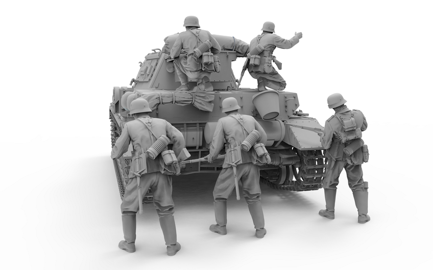  BR005 GERMAN TANK DESANT TROOPS(图3)