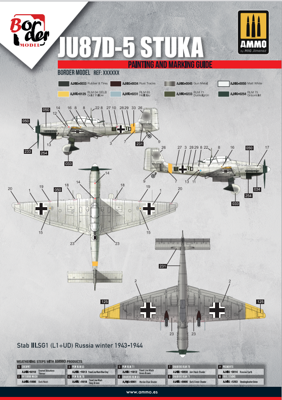 BF012  德军空军JU87D俯冲轰炸机(图21)