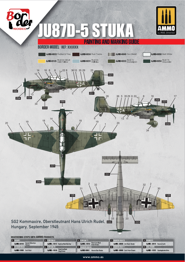 BF012  德军空军JU87D俯冲轰炸机(图23)