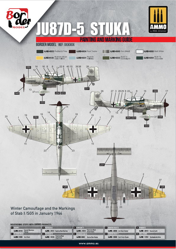 BF012  德军空军JU87D俯冲轰炸机(图22)