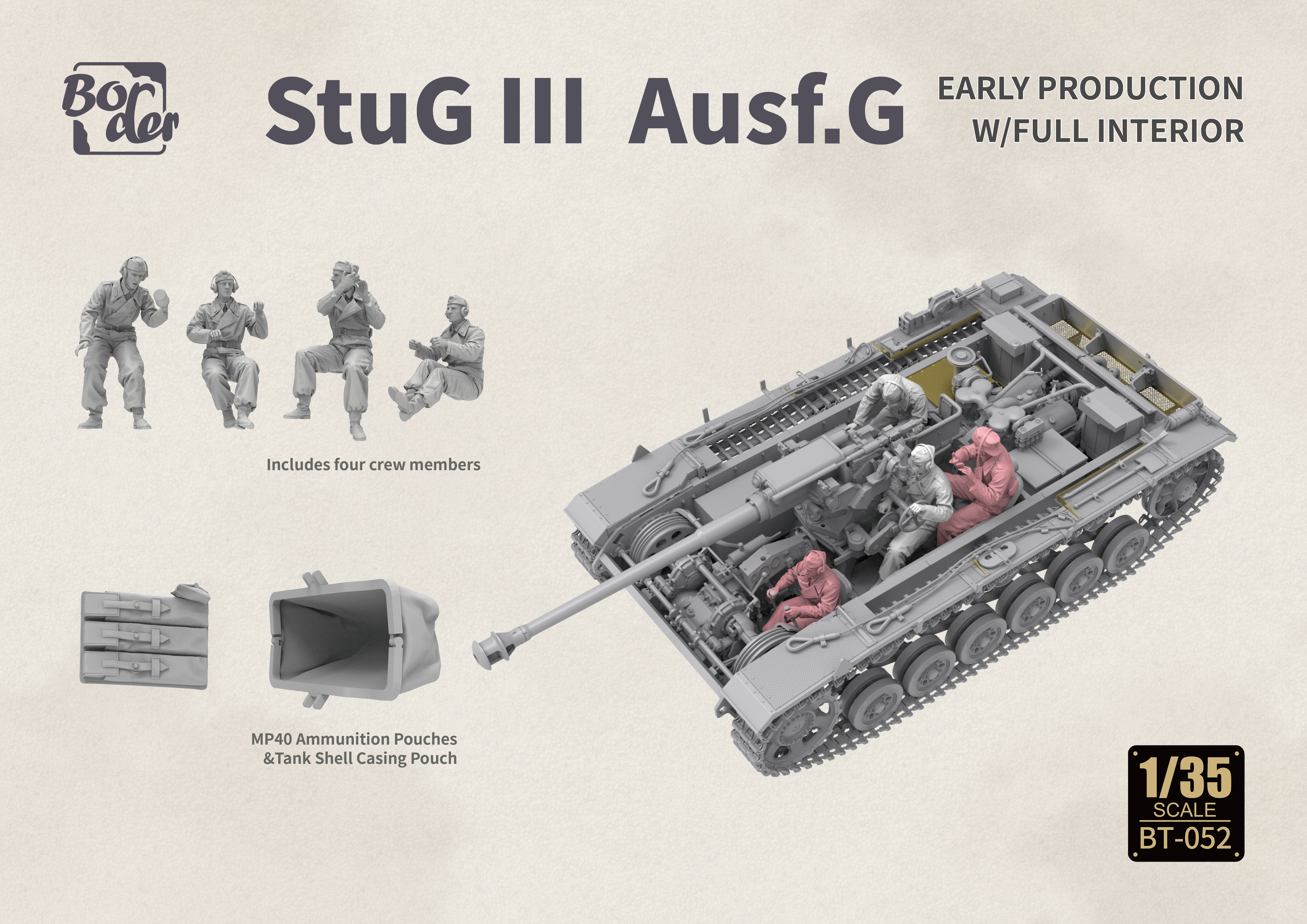 BORDER BT—052 StuG III Ausf. G Early Production Version(图4)